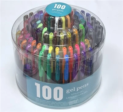 Gel Pen 100 Sæt Art And Craft Doodling Farvelægning